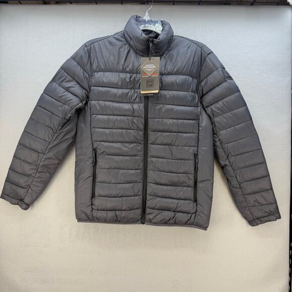 Hawke & Co Other - Hawke & Co Puffer Coat Men's M Grey Performance Wind And Water Resistant NWT
